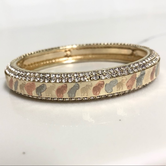Jewelry - 18k Gold Filled Elephant Bangle